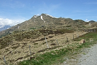 Blick auf den Fleckner und Flecknerhütte