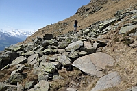 im Gerllfeld ist die Wandermarkierung nicht erkennbar